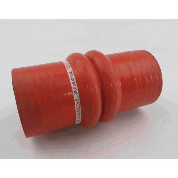 274X Red Silicone XHT Double Hump Exhaust Hose of Trident Marine Hose & Propane 274X Reinforced Extra High Temp Red Silicone Exhaust Hose - Double Bellows