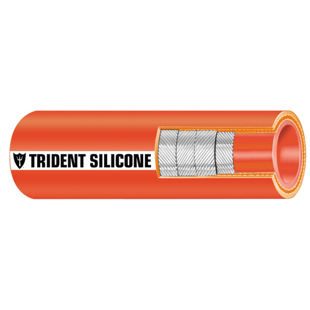 Trident Marine Hose Series 202X Red Silicone Wet Exhaust Hose - Xtra Hi-Temp