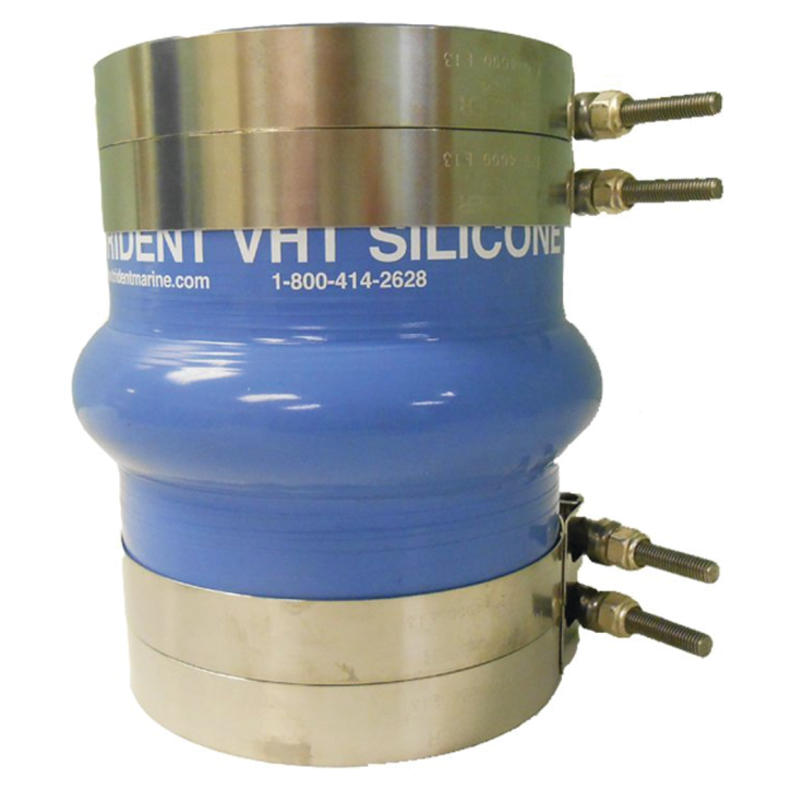 270V Ser VHT Blue Silicone Exhaust Bellows / Hump Hose - w/ SS Clamps