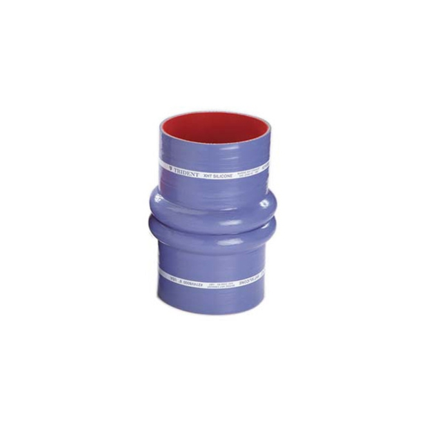 274V Ser Very High Temp Reinforced Blue Silicone Exhaust Bellows - Dbl Hump