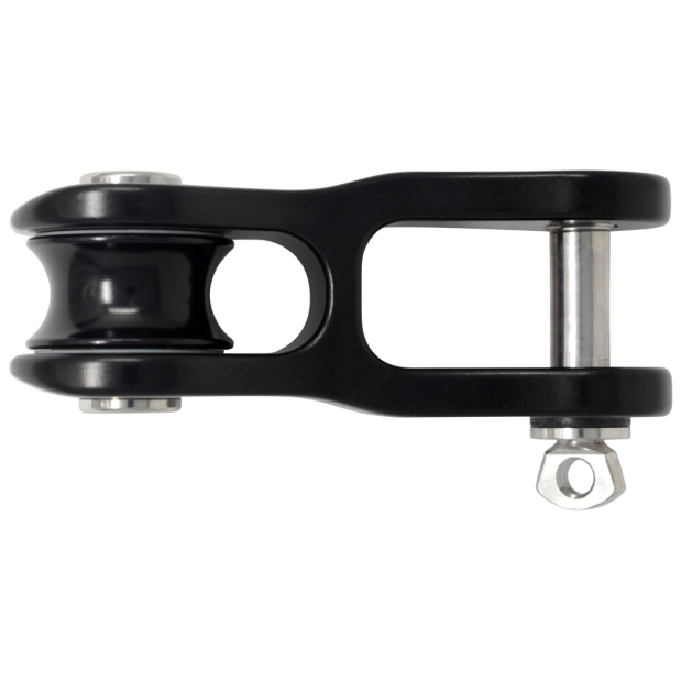 Top View of Tylaska 2:1 Halyard Shackle - with Integral Sheave