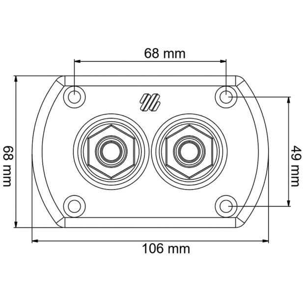 R8 Dual Thru-Hull Hose Kit