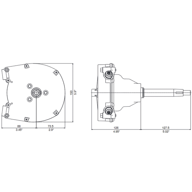 T91 Single Cable Steering Helm 