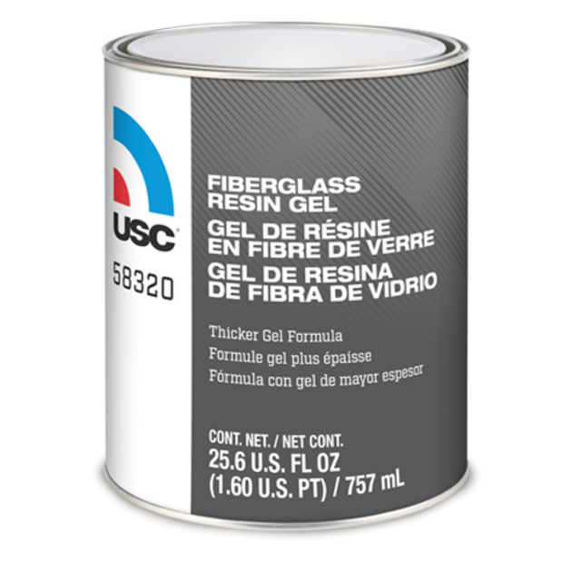 58320 of US Chemicals and Plastics Fiberglass Resin Repair Gel