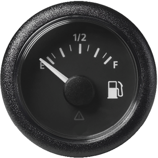 2-1/16" 52mm Viewline Fuel Level Gauge Empty/Full