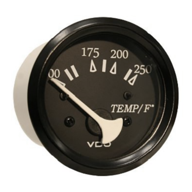 Allentare 250F Water Temperature Gauge