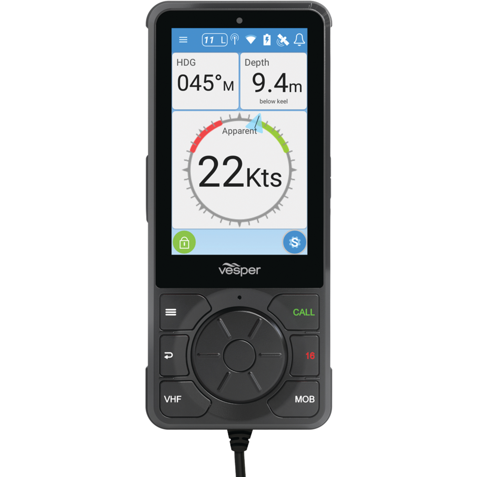 H1 Portable Handset w/ Tethered Power