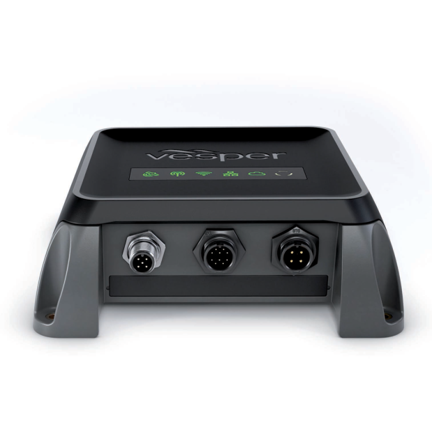 Lower Connector Ports of Vesper Cortex M1 SOTDMA SmartAIS Transponder Hub w/ Vessel Monitoring