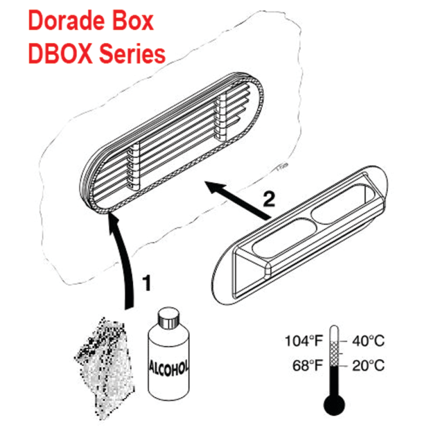 Dorade Style Drain Box - for ASV, SSV & SSVL Engine Room Vents