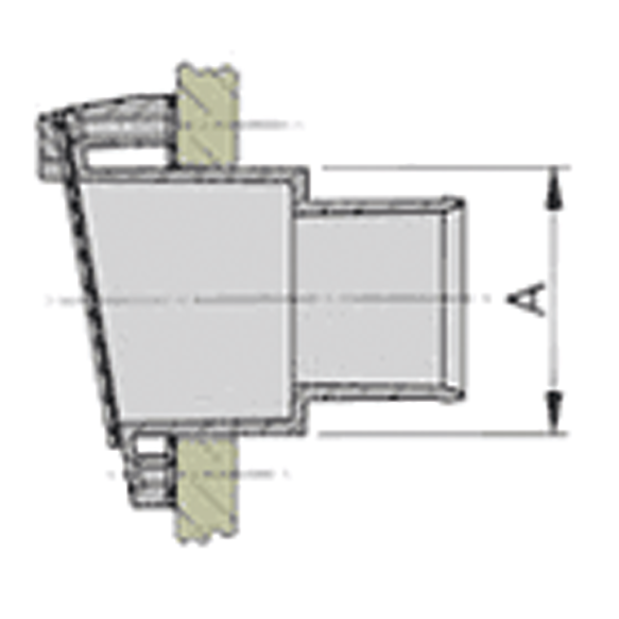 Plastic Transom Exhaust Connections