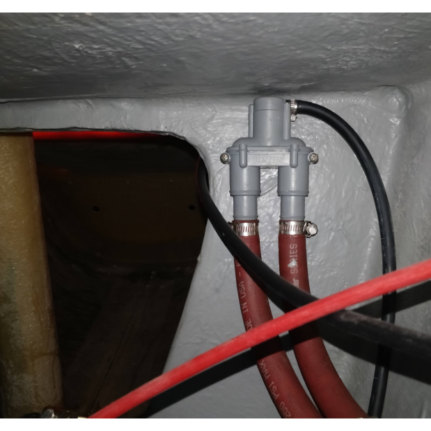 Vetus Anti Siphon Device Installed of Vetus Replacement Valve Kit - for Exhaust Anti Siphon Device