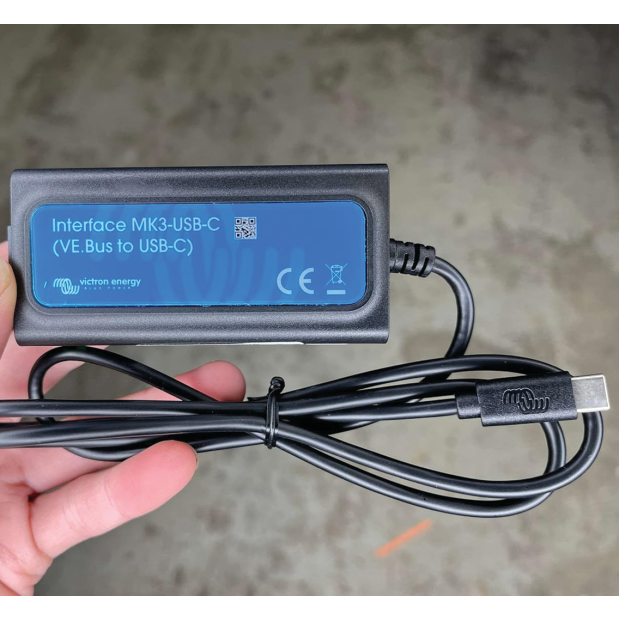 MK3-USB-C Interface - VE.Bus to USB-C Cable for GX Device Configuration 