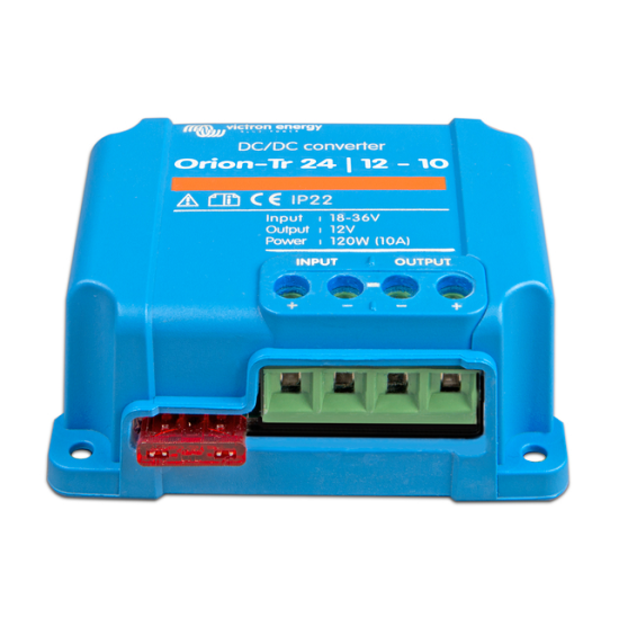 Front of Victron Energy Orion 24V TR DC to DC Converter, Non-isolated