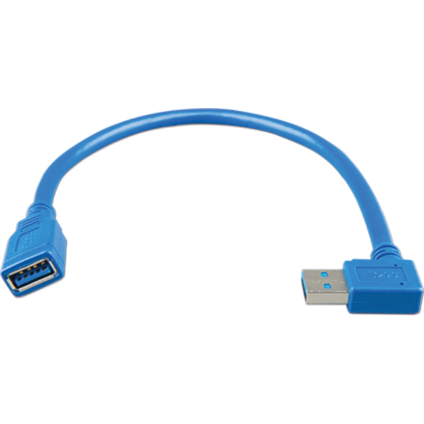 USB Extension Cable One Side Right Angle