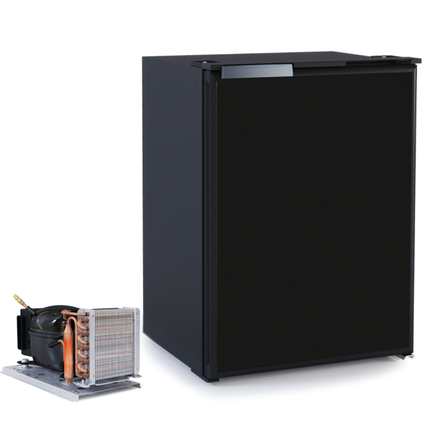 C42L Refrigerator/Freezer, Black - 1.5 Cu Ft, Remote Compressor