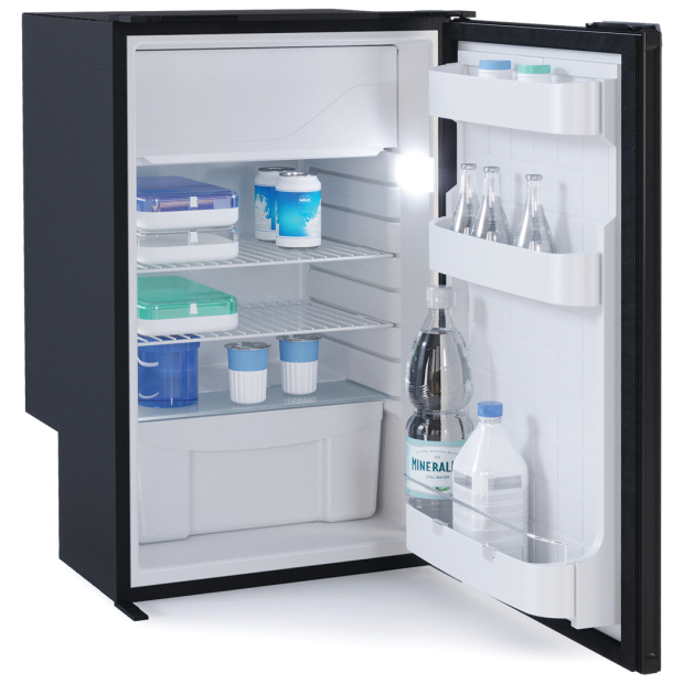 C85 Chromelock Refrigerator / Freezer, Black - 3.2 cu. ft.