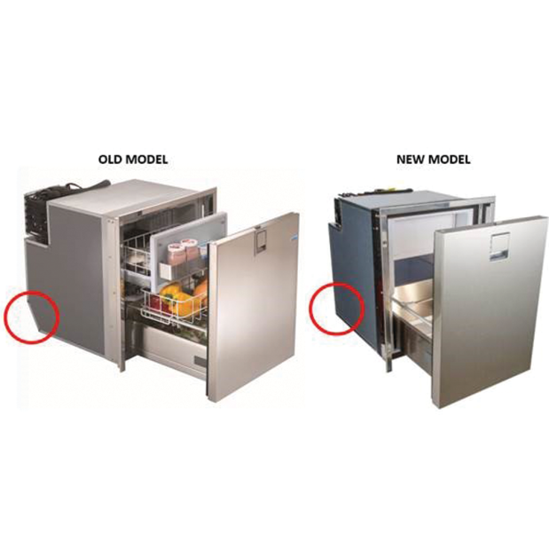 Drawer 49 Clean Touch SS INOX Refrigerator w/ Freezer