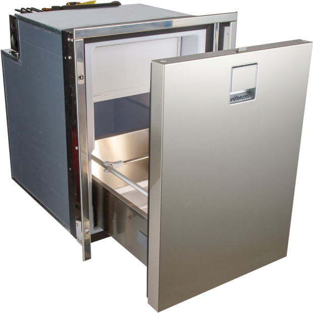 Drawer Clean Touch Stainless Steel Refrigerator with Freezer 