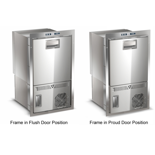 Flush vs Proud Door Options of Vitrifrigo OCX2 Series Icemakers