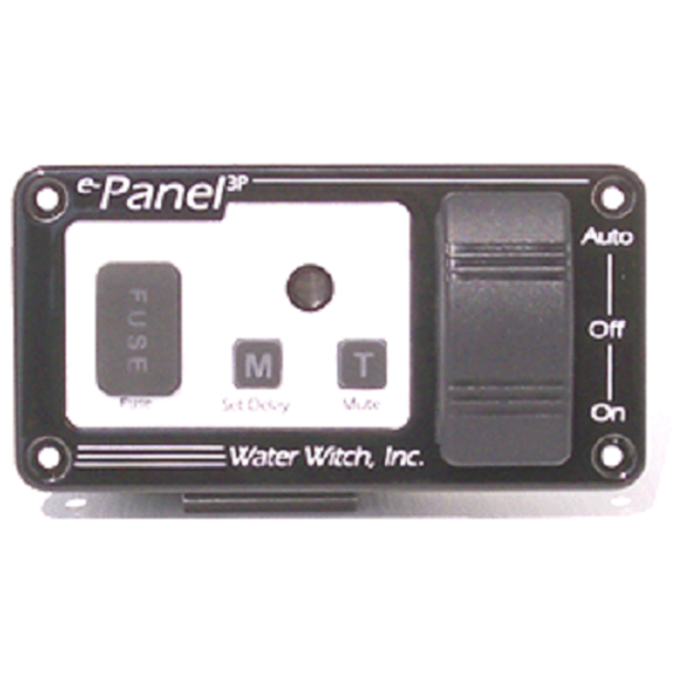 e-Panel 2P - On/Off Remote Control Panel with Timed Alarm Mute Switch