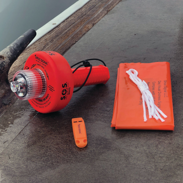 C-1003 SOS Distress Light, Flag & Whistle