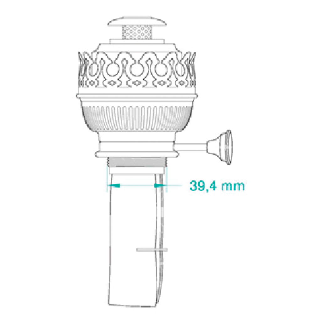 Weems and Plath DHR 15" Replacement Oil Lamp Burner - for Den Haan Clipper Oil Lamp 8207