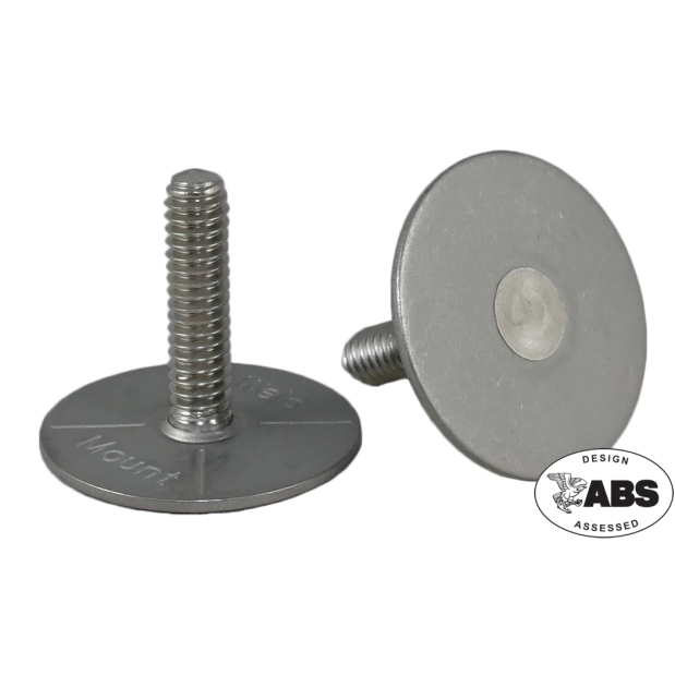 1420122 of Weld Mount 1/4-20 316 Stainless Steel Female Through Threaded Standoff