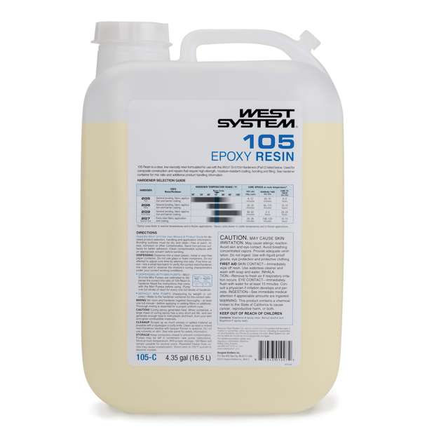 5 gallon of West System West System 105 Epoxy Resin