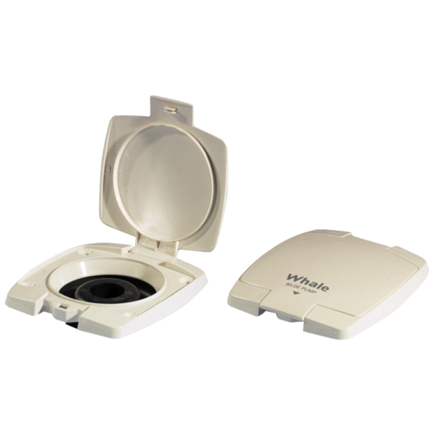dp8904 of Whale Plastic Deck Plate 4 Hole Mount
