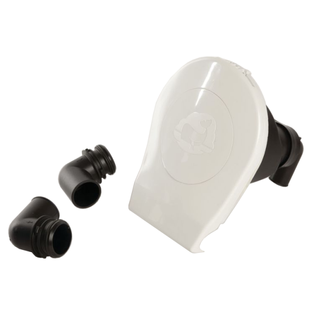 front/top view of Whale Smartbail Thru-Bulkhead Manual Bilge Pump