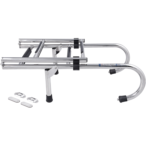 Stainless Steel Gunwale-Mounted Removable Ladder