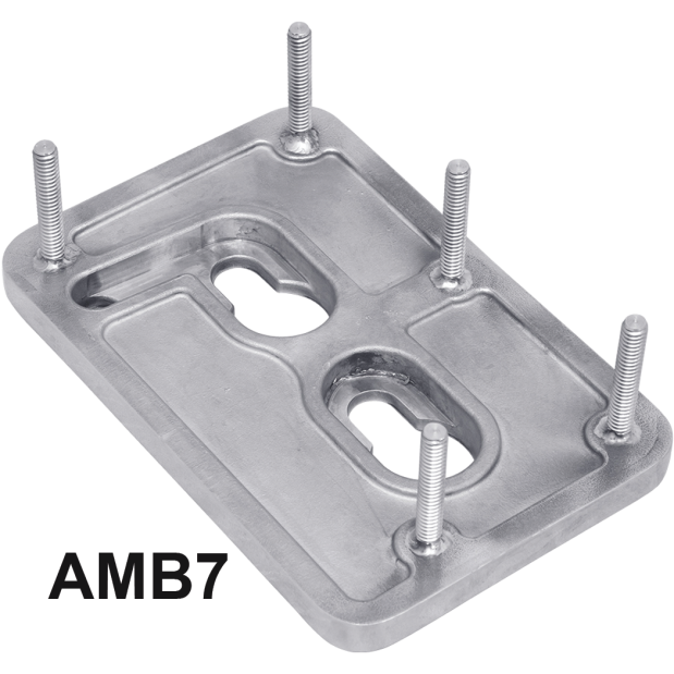 Stainless Steel Telescoping Dive Door Ladder, Floor Mount