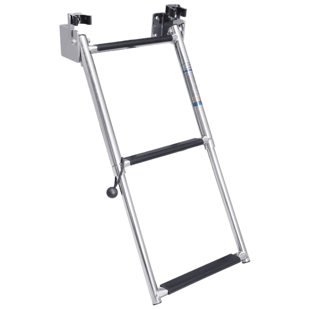 Stainless Steel Transom Fold Out Ladder