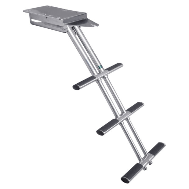 Telescoping Under Platform Dive Ladder - Stainless Steel