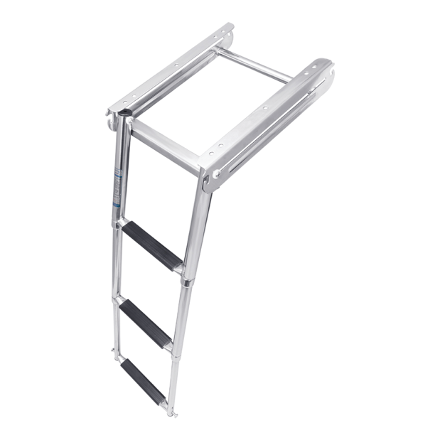 Under Platform Ladder, Spring Loaded - Stainless Steel