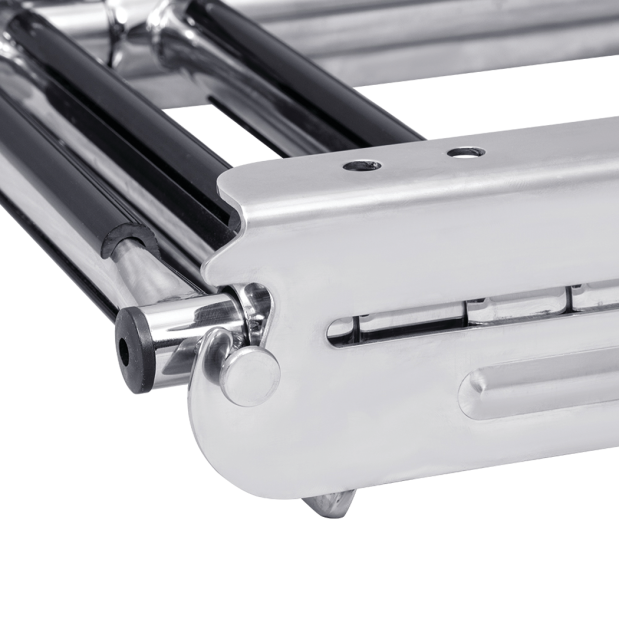 Under Platform Ladder, Spring Loaded - Stainless Steel