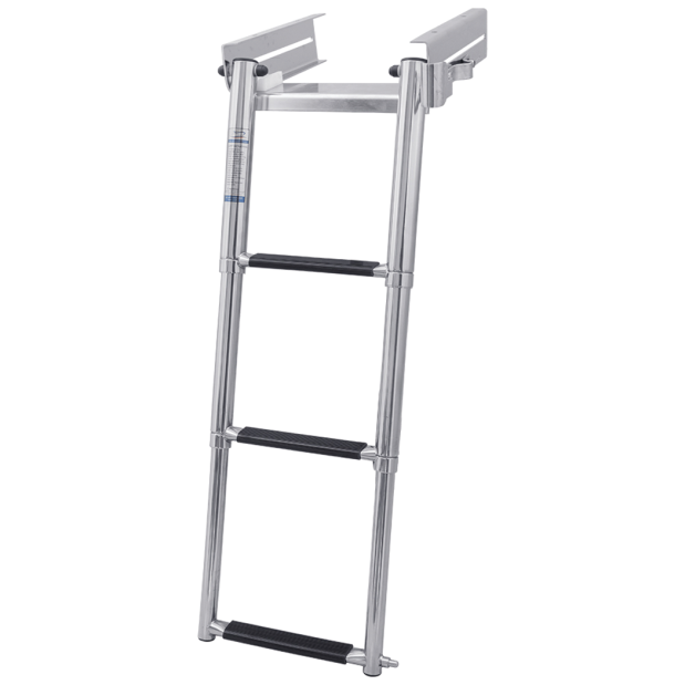 Under Platform Ladder with Quick Release Latch - Stainless Steel