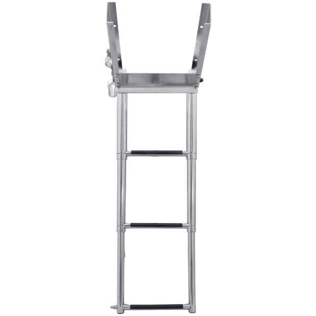 Under Platform Ladder with Quick Release Latch - Stainless Steel