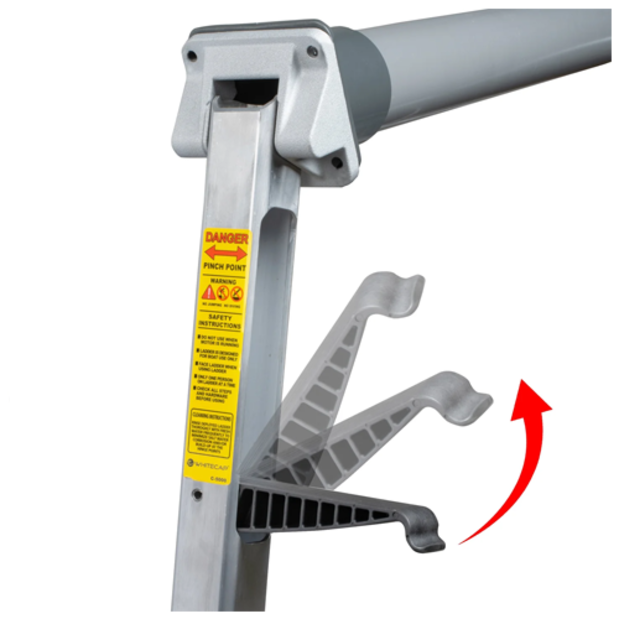 step of Whitecap Industries Invisible Ladder - 4 Step Positive Transom