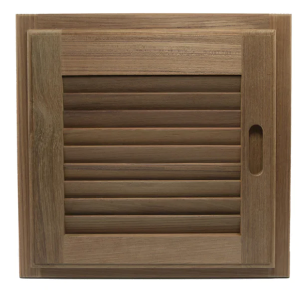 60723 of Whitecap Industries Louvered Door & Frame