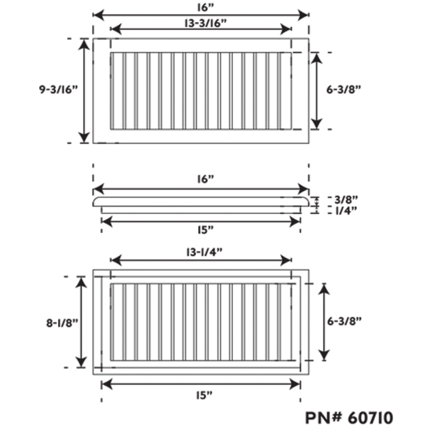 Louvered Teak Vents