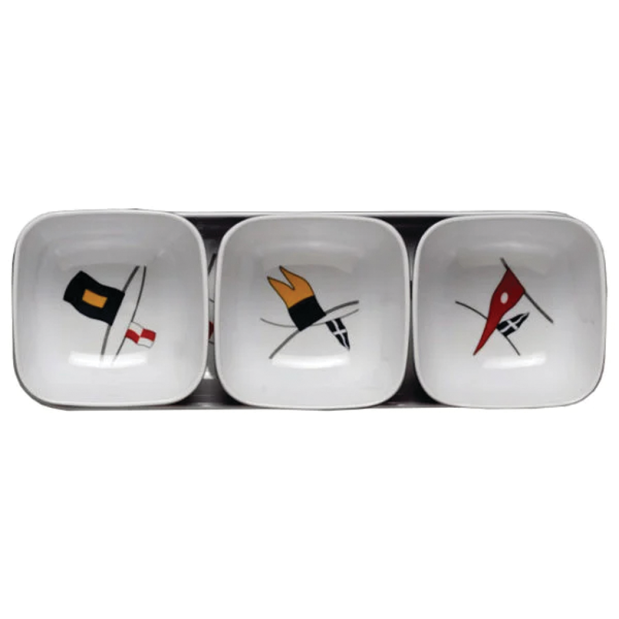 Regata - 4 Piece Melamine Snack Set