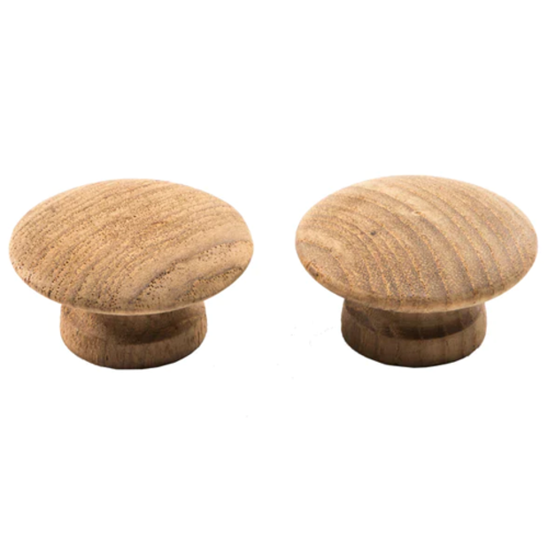 60120 of Whitecap Industries Round Teak Drawer Knob