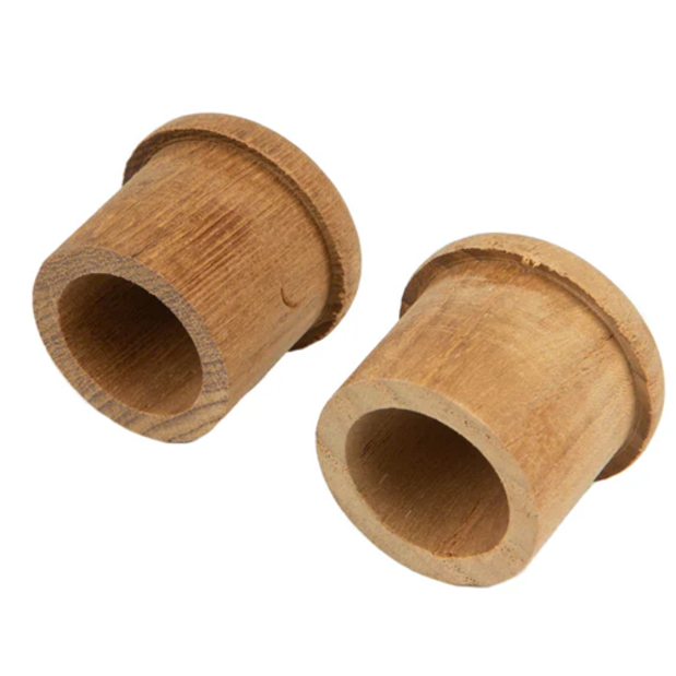 side of Whitecap Industries Teak Finger Pull