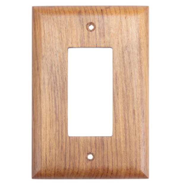 60171 of Whitecap Industries Teak GFCI Outlet Cover