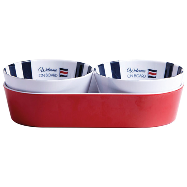 Venezia Melamine Appetizer Set - 3 Pcs
