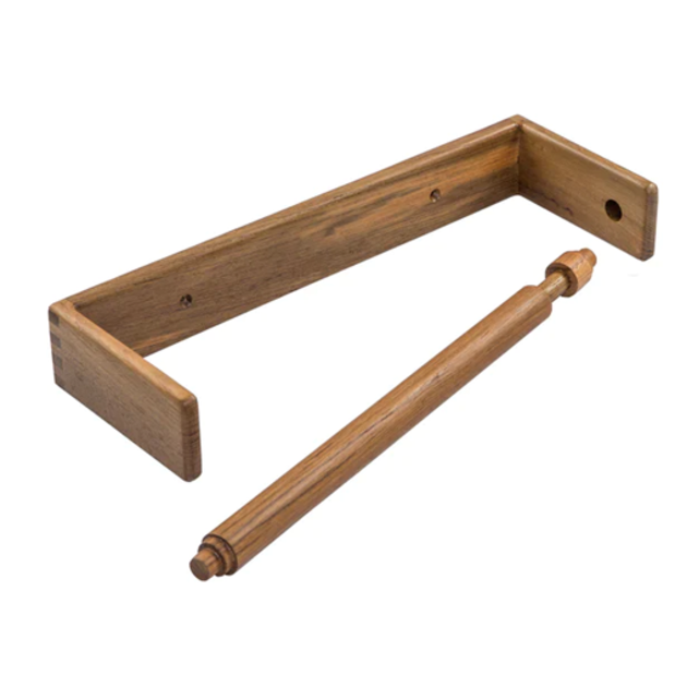 62442 of Whitecap Industries Wall-Mount Teak Paper Towel Holder