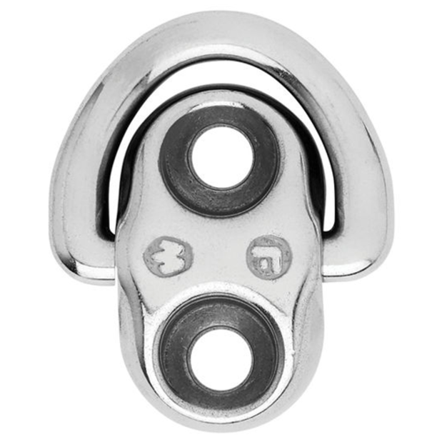 6684 of Wichard 6 mm Low Profile Folding Pad Eye - 2-Hole