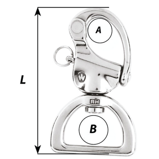 HR Snap Shackle - Webbing Swivel