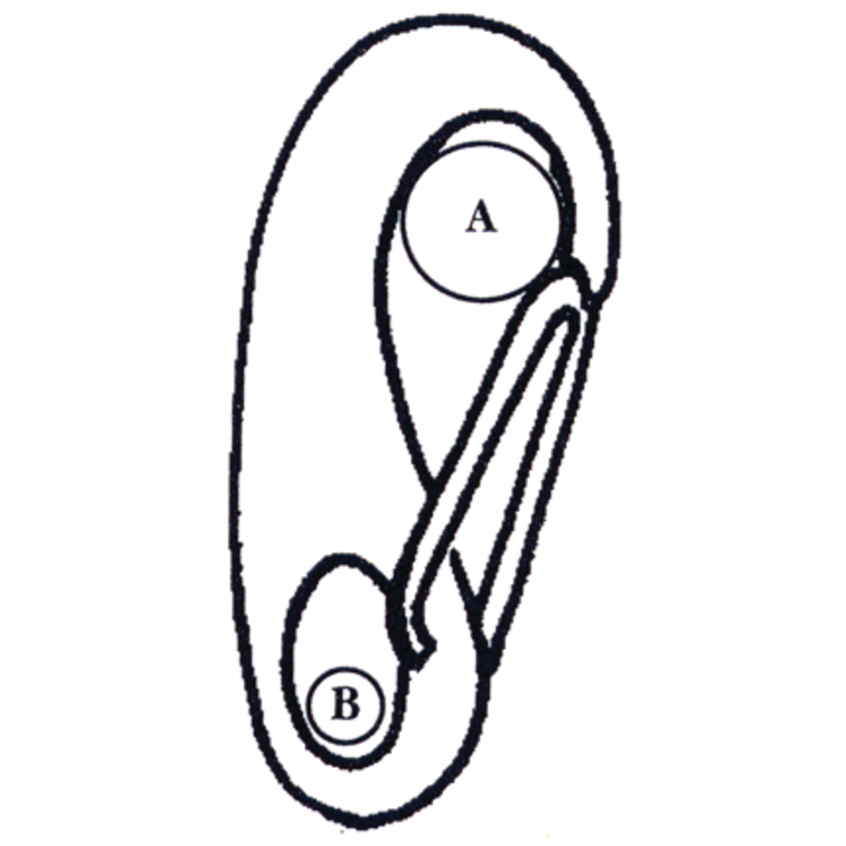 Dimensions of Wichard Standard Snap Hooks - 316L